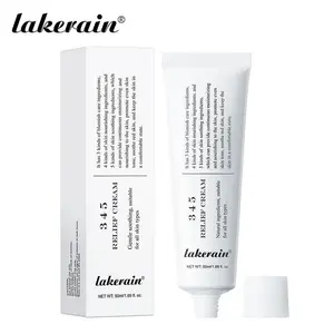 Lakerain 345 Soothing Moisturizing Cream, Daily Facial Moisturizer, Contains Niacinamide and Panthenol, Korean Vegan Formula, Suitable for All Skin Types, Soothing Hydration, 50 mL Gentle Hydrating Sensitive Hydrate Moisture korean skincare kit