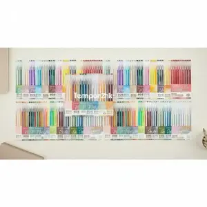 Colored Gel Pen Set, 426pcs/set Retro Colored Graffiti Pen, Stackable Colorful Ink Pen, Writing Pen, Drawing Markers for Office & School & Home