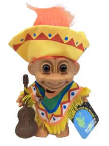 Troll Doll Mexico 5" Collectible Vintage Figure