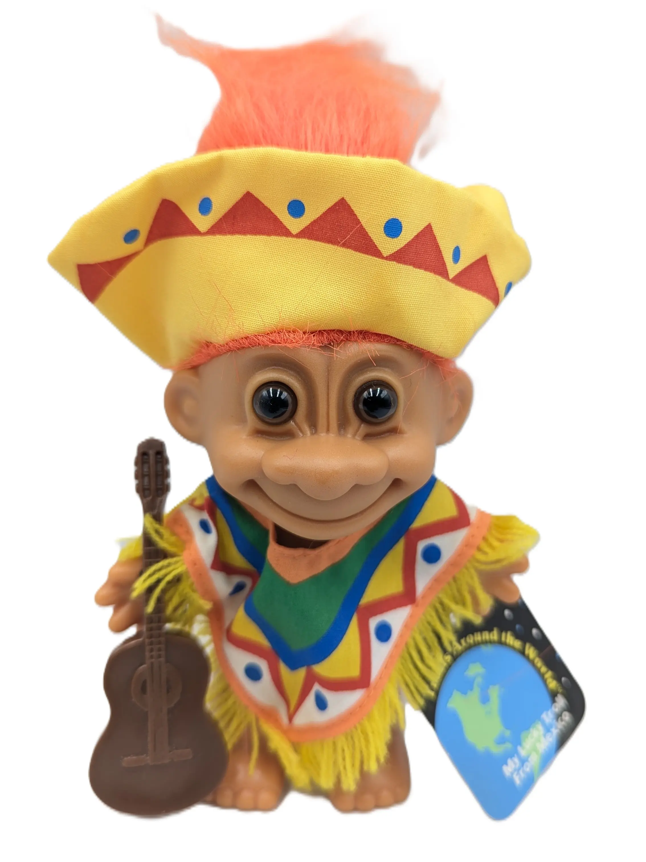 Troll Doll Mexico 5" Collectible Vintage Figure