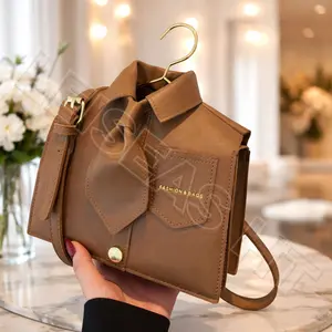 Women'S Collapsible Collar Design Crossbody Bag - Solid Color Faux Leather, Magnetic Closure, Polyester Lined, Edged Paint Detail, No Accessories - Chic Phone Purse, Unique Gift Idea