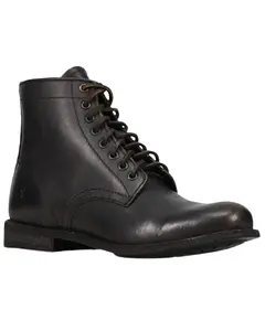 Frye Men's Tyler Flex Lace-Up Boot Round Toe - Fr41568-Blac