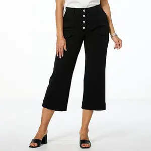 GREY by Jhoan Sebastian Grey Knit Denim Crop Capsule Pant