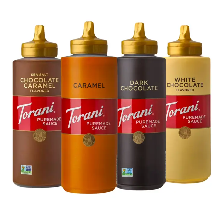 Torani Puremade Sauce Variety Pack, 16.5 Fl Oz, 4 Count