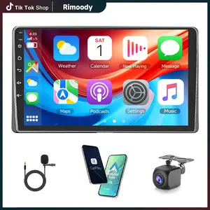 Rimoody Wireless Carplay Screen Android Radio for Toyota Sienna 2015-2017 2018, 2+64G 9-in Touch Screen Stereo - Android Auto, DSP/EQ, 5G/WiFi, GPS, Mirror Link, Canbus, Backup Camera, Father's Day Gift