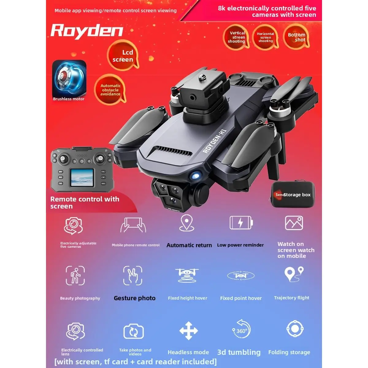 Recommended Large Remote Control with Screen 8K Fi