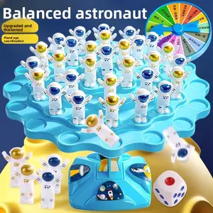 Astronaut Balancing Game — A Stacking Puzzle Board Game, Parent-Child Interactive Toy, STEM Educational Game for Developing Focus and Coordination, and Fun Family Gathering Game