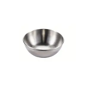 Stainless Steel Condiment Tray Set, Includes Hot Pot Dipping Bowl & Sauce Cup, Enhance Your Kitchen Experience, 1/4 Piece