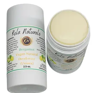 Kela Naturals Vegan Natural Magnesium Deodorant Unisex for Sensitive Skin Aluminum Free Suitable for Men & Women Comfort Cosmetic
