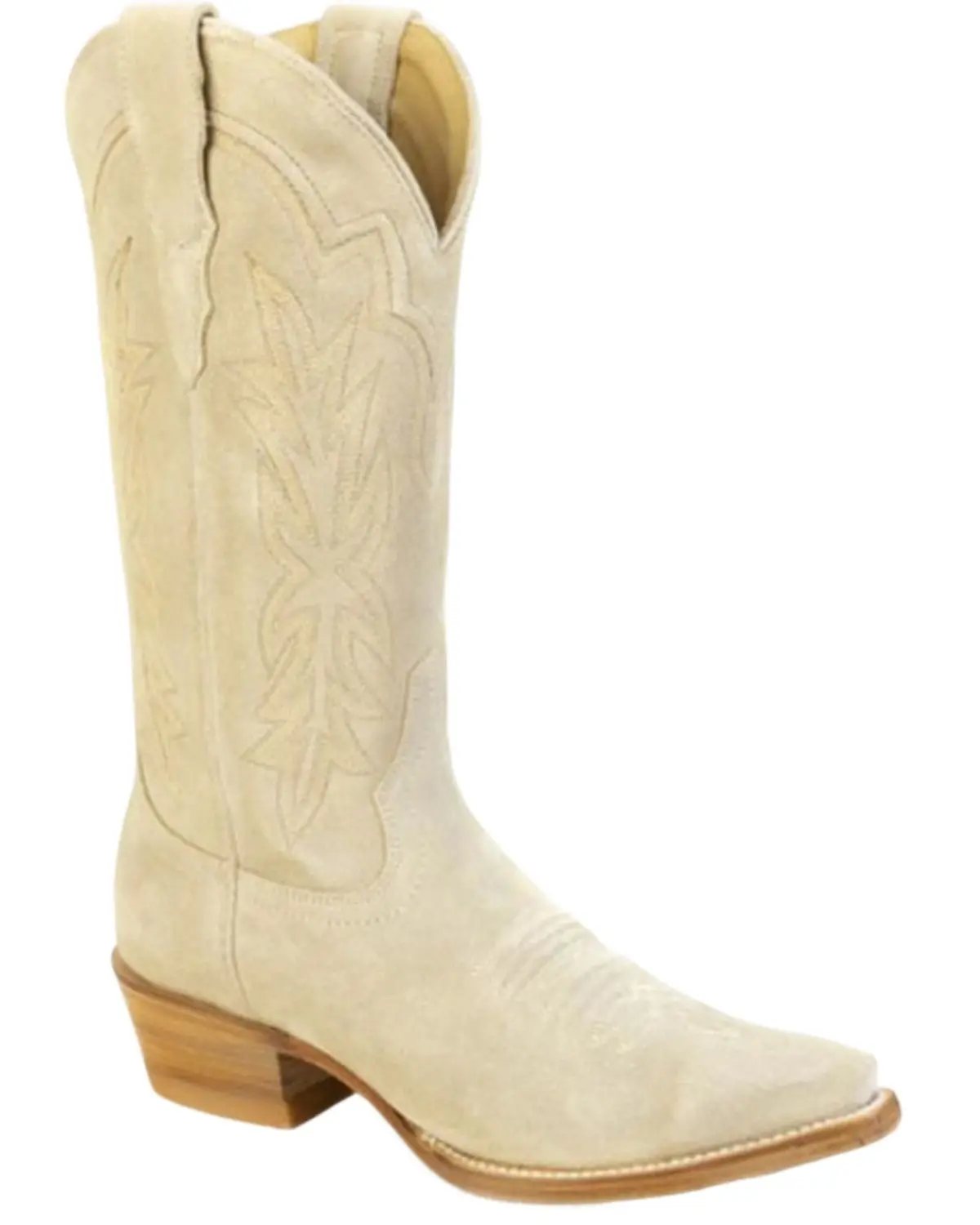 Stetson Women's Women'S Casey Suede Western Boot Snip Toe - 12-021-6105-0207 Ta