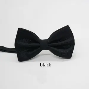 Solid Color Bow Tie, Fashionable Necktie for Men & Women, Party Clothing Accessories for Wedding & Party & School