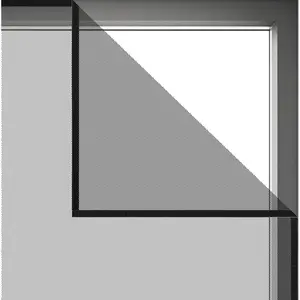 DIY Self-Adhesive Window Screen Netting Mesh Curtain 100X150cm 39.37x59.05 Inches with Hook and Sticky Tape Fits Multiple Windows 1 Pack Black