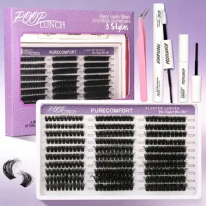 MaxStyle Spider Pro Lashes Breeze | DD Curl Kily&Cim&Moly Lashes Vibe but Better Long-Lasting Waterproof & Super Soft&Thin Band | Venus Velure Waterproof Long-Lasting Natural Daily Beginner-Friendly DIY Lashes for Flawless Voluminous Look Trendy Must-Have