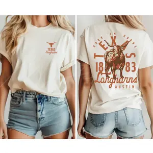 Custom University Graphic Mascot Overlay All Team 2 Side Sand COLOR T-shirt, Vintage Graphic Tee, Sport Fan Gift Shirt, Men's Oversized Athletic T-shirt, College Shirt, Men's Regular Fit Graphic T-shirt, Football Shirt - MB