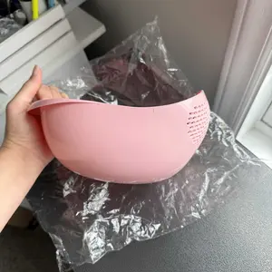 1pc/2pcs Multi-Functional Kitchen Washing Basket Basin, Colander for kitchen - Drain Water, Wash Rice, Cleaning Vegetables And Fruits, Kitchen Accessories, Kitchen Gadgets, Strainers and Colanders, Food Colander Kitchenware