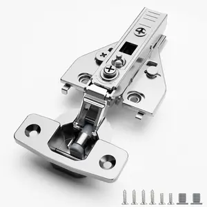 Soft Close Cabinet Hinges 10 Pack 4D with Speed-Full Overlay 3/4 Inch Face Frame Hinges, Concealed Self-Closing Hinges for Frameless & Face Frame Cabinets