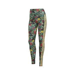 adidas Womens Originals X Liberty London Leggings Casual - Black, Green