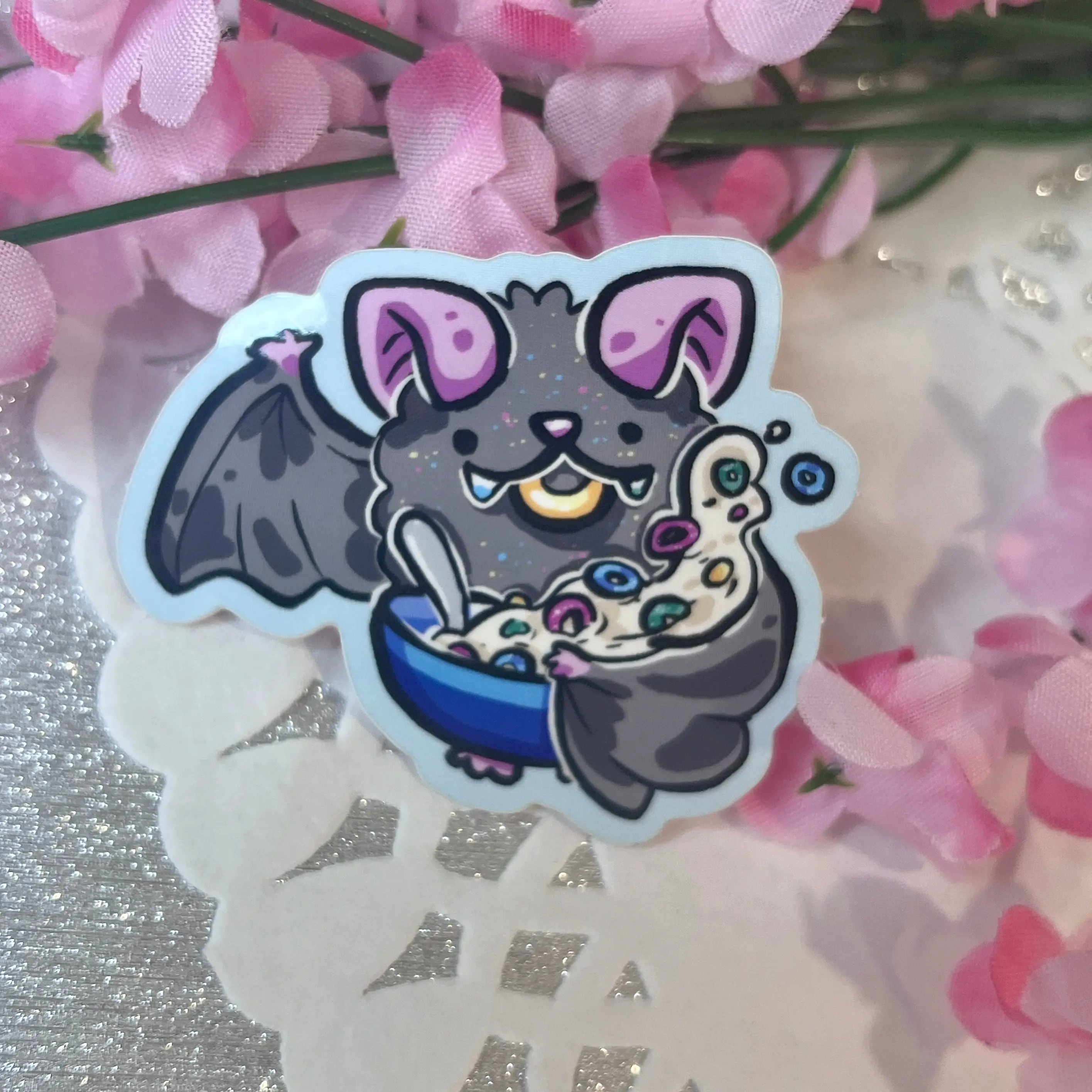 Fruity Cereal Bat ~ Sticker