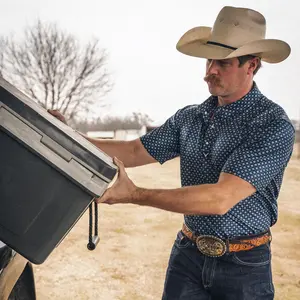 Vexil Brand – Western Pearl Polo - Tribal | Navy