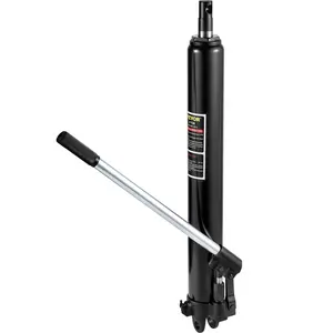 【DealsForYouDays】VEVOR Hydraulic Long Ram Jack, 3 Tons/6600 lbs Capacity, with Single Piston Pump and Clevis Base, Manual Cherry Picker with Handle, for Garage/Shop Cranes, Engine Lift Hoist, Black