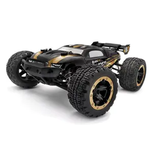 212 MAIN BlackZon Slyder 1-16th RTR 4WD Electric Stadium Truck - Gold RC Stunt Car, Remote Controlled Car with Waterproof Parts