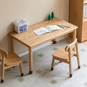 YESWOOD 47.2'' Solid Wood Low Coffee Table, Minimalist Japandi Floor Table in European Beech, Small Space Compact Side Table for Living Room, Tea Corner or Reading Nook