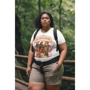 Mom Warrior T-Shirt — "I’m Just a Mom" Funny Mom Graphic Tee