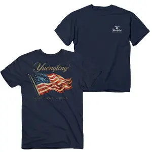 Yuengling American Flag T-Shirt, Patriotic U.S. Flag Graphic with “Oldest Brewery in America” Text, Soft Cotton Fabric, Unisex Fit for Men and Women