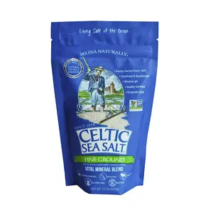 Celtic Sea Salt, Fine Ground Resealable Bag, 8 oz Flavor