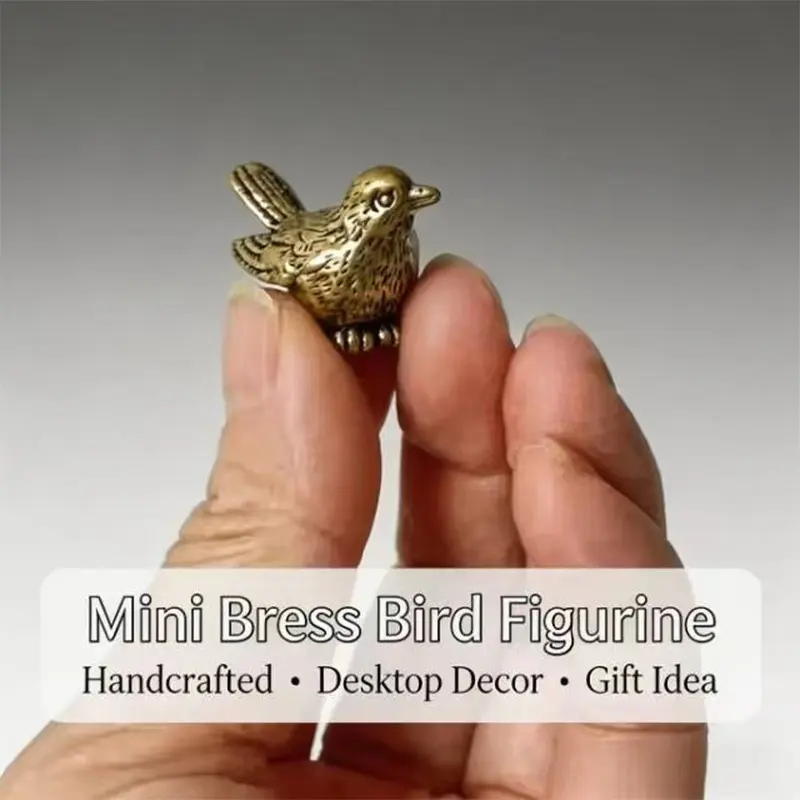 Mini Bird Statue, Desktop Statue, Handcrafted Decorative Figurine for Home Decoration, Small Ornament for Living Room, Bedroom, Office, Gift Idea, Home Ornaments, Decorative Sculptures