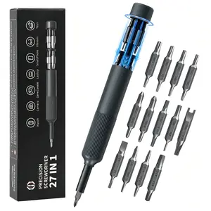 27-in-1 Small Precision Screwdriver Kit – Magnetic Pen Type Screwdriver with Multi Bits, Portable Repair Tool for Laptop, Phone, Watch, Eyeglass & Jewelry