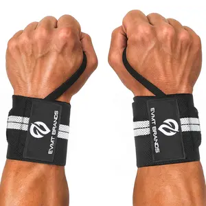 EVMT Premium Wrist Wraps for Weightlifting | Durable Lifting Straps for Enhanced Wrist Support | Perfect for Strength Training, Gym Workouts & General Athletics