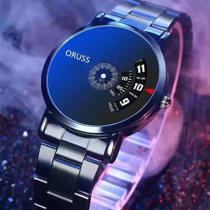ORUSS 862 Waterproof Luxury Quartz Watch Stainless Steel Men’s Wristwatch