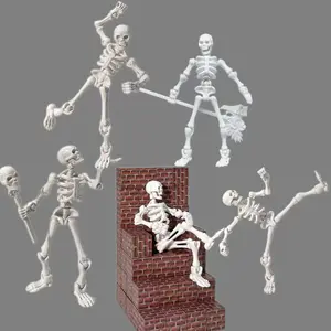 5 Skeleton Bone Models, DIY Transformable Figure Assembly Toy, Fully Jointed Poseable Dolls, Articulated Figures, Model Set, Desktop Decoration, Game Scene Simulation, Gift