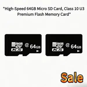 High Speed 64GB 128GB Micro SD Card Class 10 U3 Premium Flash Memory Card Storage Adapter for Security Camera Dash Cam Drone Action Camera Nintendo Switch Smart Phone Tablet PC 4K UHD Video Recording Reliable Data Expansion Christmas Gift for Men Pack