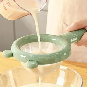 Fine Mesh Soy Milk Filter Cloth, Multi-purpose Kitchen Strainer, Colander, Household Drainage Filter for Juicing, Baby Food, Utensils, Kitchen Gadgets