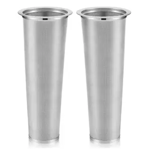 2Pcs Cold Brew Coffee Filter Stainless Steel Filter Coffee Tea Infuser Strainer Canning Jar Mesh for Wide Mouth Mason Canning Jar, Iced Tea Maker (2 Quart) - Home Improvement.