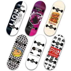 Fingerboard Skateboard, 1 Count Unique Design Fingerboard Skateboard, Stress Relieving Finger Skateboard, Creative Fingertip Movement Equipment, Stress Relief Fidget, Stress Relief Fidgeting