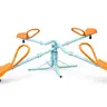 Kids 360° Spinning Seesaw - Heavy Duty Metal Kids Outdoor Play Outdoor Play Set for Ages 3-8, Rustproof, Non-Inflatable, Safe Sit & Spin with Comfort Grip, Stable Backyard Playground Toy, Outdoor Play Sets