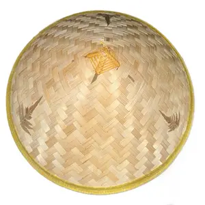 Asian Bamboo Rice Hat for Fun with Friends; Cosplaying Characters; Adjustable Fit; Breathable;  Comfort; Sun Protection; Durable & Comfortable