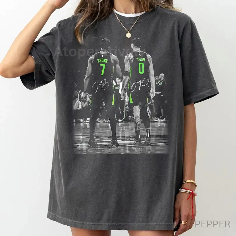 Vintage 90s Tatum x  Brown Basketball Shirt Game Day Gift For Fan