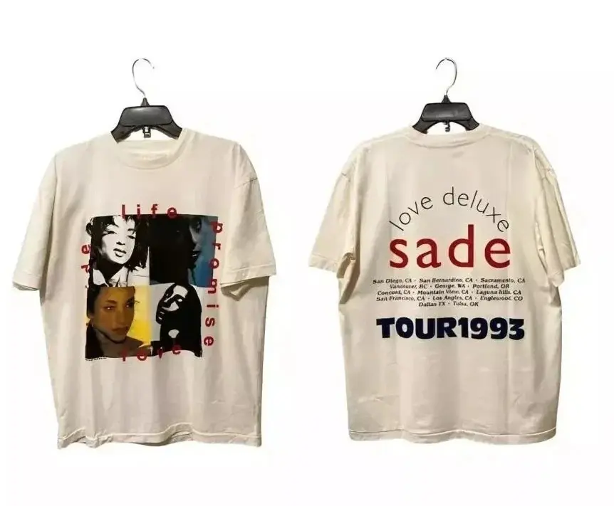 Vintage 1993 Sade Love Tour 1993 T-shirt size S-5XL