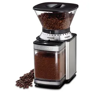Cuisinart Automatic Burr Mill - Stainless Steel - DBM-8P1: 18 Settings, Electric Coffee Grinder, 32 Cup Capacity, Safety Interlock