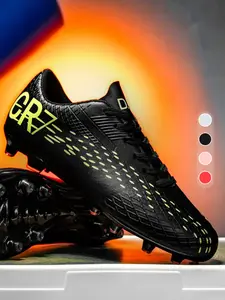 Men's Low Top Anti-Slip Soccer Shoes, Breathable Professional Outdoor Football Boots, Lightweight Design for All Seasons, Soccer Cleats