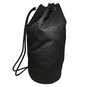 Pre-owned GUCCI Black woven canvas Backpacks RARE Black Canvas Sling Backpack Bag