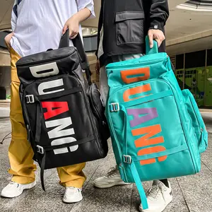 Large Capacity Travel Backpack For Men Women, Wet Dry Separate Pocket Gym Backpack, Lightweight Multi Pocket Sports Bag For Fitness Swimming Camping School Outdoor Travel