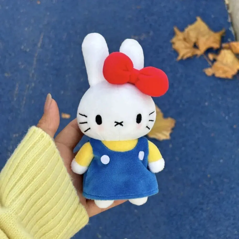 Kawaii Miffy Cute Cartoon Rabbit Doll Pendant Keychain Decoration Gift Toy for Girl