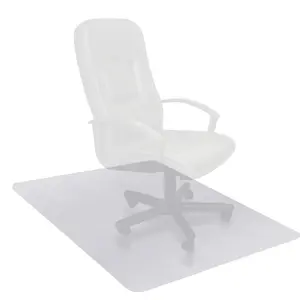 SUPERDEAL 60"x46" Chair Mat PVC Plastic Rolling Chair Mat Protecttion Floor Mat for Home Office