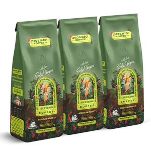 Medium Roast, Ground, 12 Oz bag, Packx3