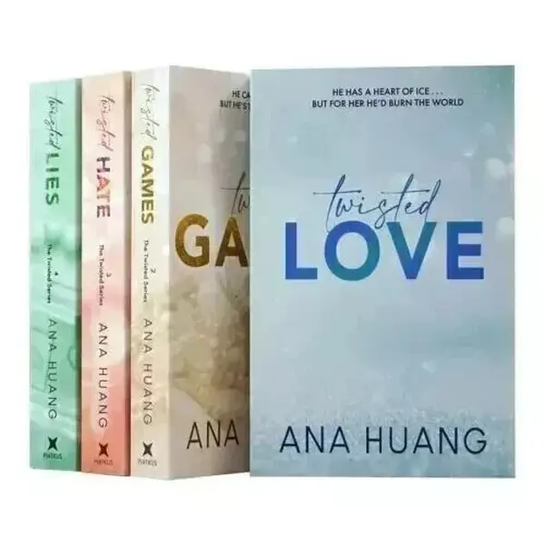Ana Huang Twisted Series Collection – Twisted Love, Twisted Games, Twisted Hate & Twisted Lies – 4 Paperback Book Set